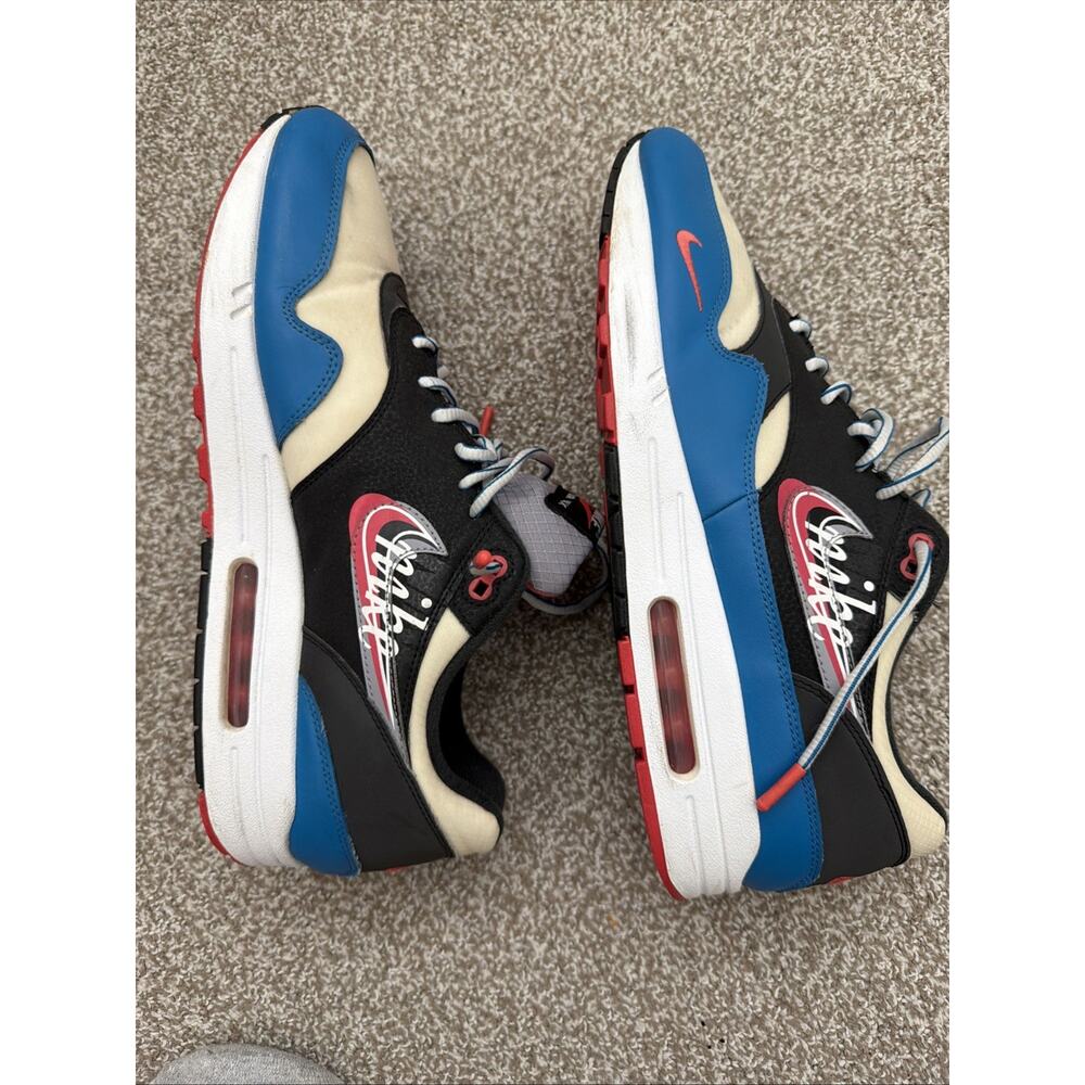 Nike Mens Air Max 1 CT1623-001 Multicolor Lace Up Low Top Sneaker Shoes Sz 13 - Picture 8 of 8